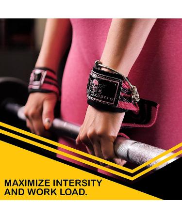 Body Reapers 24 Lifting Straps for Weightlifting - Neoprene Cotton Deadlift Straps with Hand Grips - Carbon Grey - Buy Online on GoSupps.com