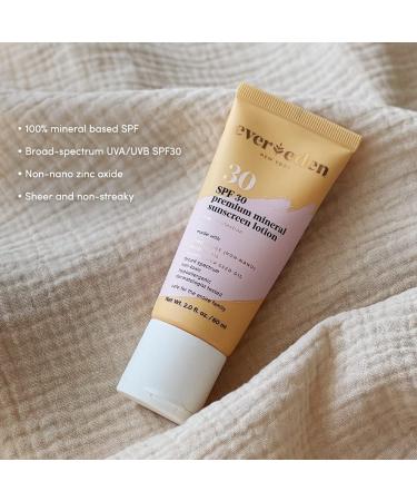 Evereden Premium Baby Sunscreen SPF 30 2 fl oz - Non-toxic Mineral Sunscreen for Babies and Kids - Buy Online on GoSupps.com