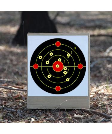 12 Inch & 7 Inch Self Adhesive Shooting Targets - Splatter Reactive with Cover-up Patches (30 Pack) - for Gun, Pistol, Rifle, Airsoft, Pellet Gun - Buy Online on GoSupps.com