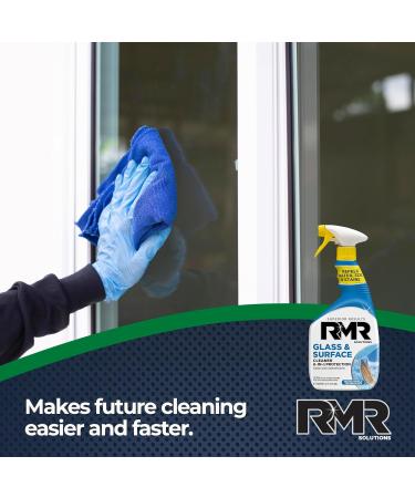 RMR 2-in-1 Glass & Surface Cleaner with Repellent - Streak-Free Multi-Surface Treatment for Water Spots Soil & Stains - 32 oz Spray Bottle - International Shipping Available - Buy Online on GoSupps.com
