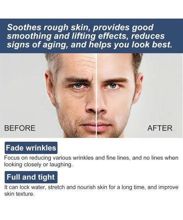 Men's 6-in-1 Face Cream for Anti-Aging, Wrinkles & Dark Spots - 2pcs Set | Moisturizer & Eye Bags Treatment - Buy Online on GoSupps.com