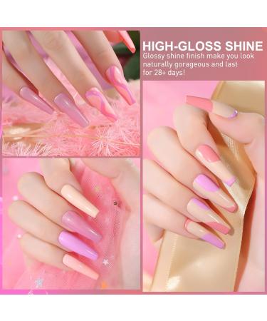 Beautilux Semi-Permanent Nail Polish Gel (Light pink series) - Buy Online on GoSupps.com