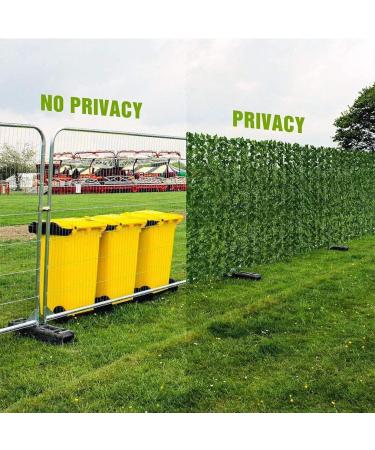 Artificial Ivy Privacy Fence Screen Faux Fencing Panel Vine Privacy Fence Wall Screen Used for Green Leaf Wall Decoration Garden Fence Backyard Wedding Decor 0414(Color: Size:150x700cm) () - Buy Online on GoSupps.com