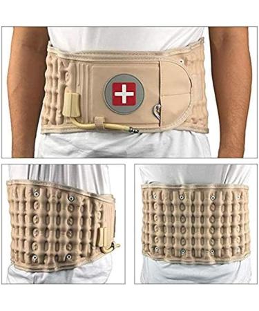 Back Bandage Waist Support Belt - Inflatable Lumbar Spine Protection for Men & Women | Pain Relief & Decompression - Buy Online on GoSupps.com