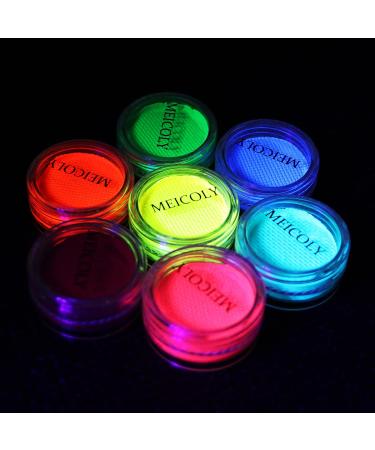 MEICOLY Water Activated UV Reactive Hydra Eyeliner - Glow Blacklight Fluorescent Halloween Face Paint - Neon Eyeliner for Adults & Kids - Buy Online on GoSupps.com
