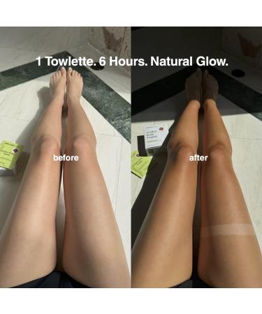 Endless Luxe Golden Body Towels Self-Tanning Towelettes (8 Count) | Medium Natural Tan Hydrating with Hyaluronic Acid & Vitamin E | Vegan Streak-Free Made in USA - Buy Online on GoSupps.com