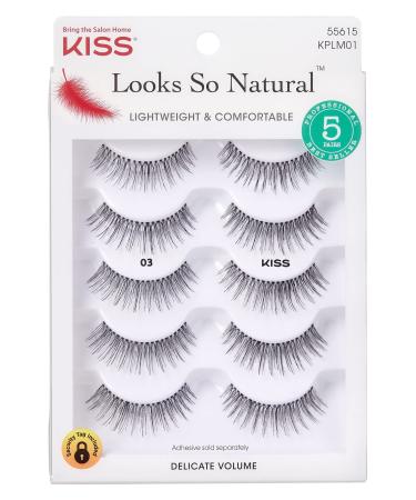 Kiss Ever Ez 03 Lashes 4 + 1 Pairs