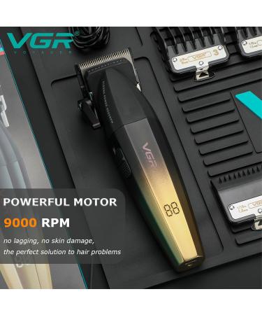 VGR 003 Fresh Fade Hair Clipper - Professional Cord/Cordless Rechargeable Hair Trimmer with LED Display | Shop Now for Global Shipping - Buy Online on GoSupps.com