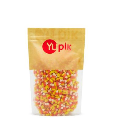 Yupik Candy Corn 1 kg Classic Halloween Candy Kernel-Shaped Tangerine Flavor Sweet Creamy Candies Delicious Snack Ideal for Gifting & Recipes 500 g (Pack of 1)