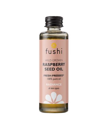 Fushi Organic Raspberry Seed Oil Fresh-Pressed Rich in Vitamin E & Carotenoids Best for Irritated Skin Dry Skin & Fine Lines Ethical & Vegan Society Approved Made in the UK 50ml