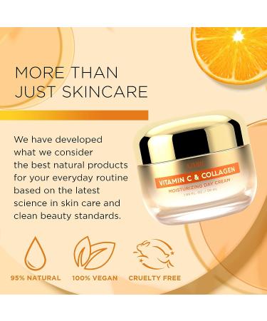 AZURE Vitamin C & Collagen Day Cream - Anti Aging Moisturizer from Korea | 50mL - Buy Online on GoSupps.com