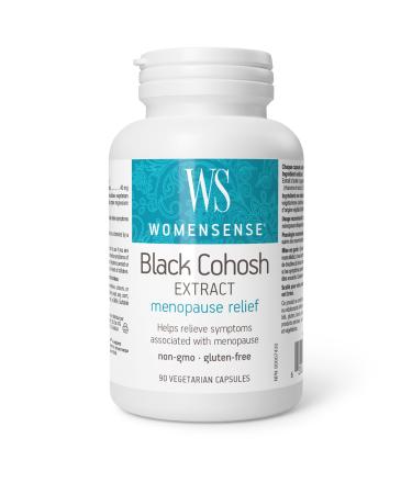 WomenSense Women's Black Cohosh Extract 40mg Menopausal Symptom Support 90 Vegetarian Capsules
