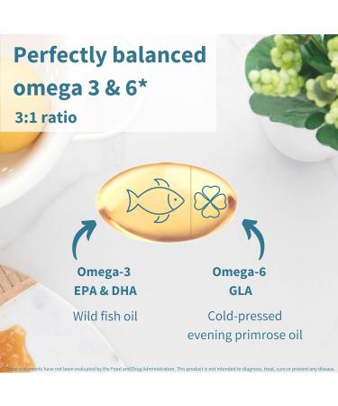Igennus Pharmepa Complete EPA 668mg & DHA 334mg Omega-3 Fatty Acids 1000mg IFOS Certified rTG Form High Potency Fish Oil Plus Omega-6 & 9 from GLA Evening Primrose Oil Lemon Flavor 360 Softgels 60 Count (Pack of 6) - Buy Online on GoSupps.com