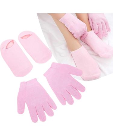 Moisturizing Gel Socks Gloves Set Soothe Skin Moisturizing Gloves for Rough Hands and Feet Dull and Aging People - Buy Online on GoSupps.com