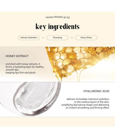 2PCS Honey Lip Oil Set Bee Balm Lip Balm Honey Pot Lip Treatment Clear Lip Oil Lip Moisturizer for Very Dry Lips Hydrating Lip Oil Gift Set Nourishing Lip Glow Oil Lip Repair Lip Care Products - Buy Online on GoSupps.com