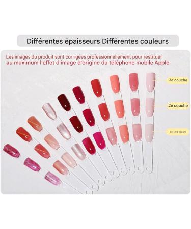 3D Sculpting Nail Gel | Non-Sticky Hard Gel for Nails Long-Lasting Manicure Charming Beauty Decoration - French Manicure - Buy Online on GoSupps.com