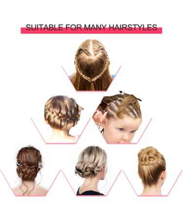 Hanyousheng Hair Bands 1000 Pcs Hair Elastic Bands Black and Clear Small Hair Bands Small Elastic Bands for Hair for Kids Hair Braiding Wedding Hairstyle With Band Removal Hook+2 Hair Braid Tools - Buy Online on GoSupps.com