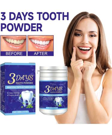 3 Days Teeth Whitening Powder - Effective Stain Removal for Bright White Teeth (1PC) | Fast International Shipping - Buy Online on GoSupps.com
