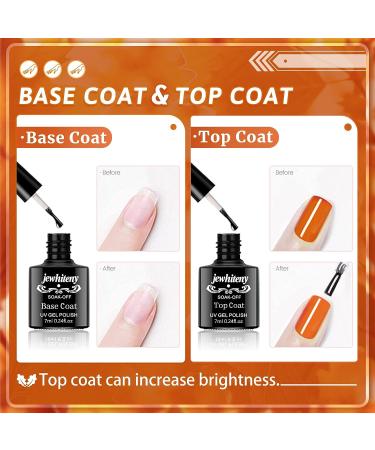 JEWHITENY 30PCS Gel Nail Polish Kit with Portable UV Light - Professional Manicure Set for Home & Salon with 27 Colors, Glossy & Matte Top Coat, Base Coat - Long-Lasting Gel Nail Polish Set - Buy Online on GoSupps.com