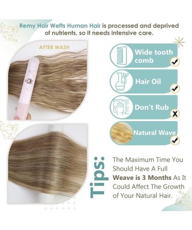 Full Shine 18 Straight Remy Hair Weft Extensions - Double Wefted Darker Brown #2 - 105g Full Head Sew in Weft Human Hair Bundles - Buy Online on GoSupps.com