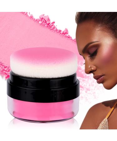Face Blush Powder Makeup  Natural Air Cushion Face Blusher for Cheeks  Natural Matte Blush Korean Blush Makeup  Long-lasting  Durable  Little Pink Color Blush  Matte Finish