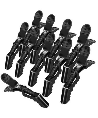 Hair Styling Clips Sectioning Alligator hair clips Duckbill Clips Non-Slip Hairdresser dedicated Partition Hairgrips For Thick Hair Large Hairpin Black