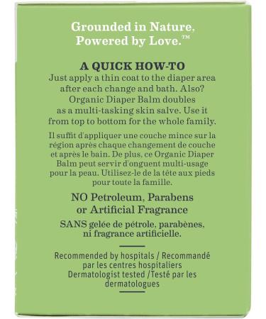 Earth Mama Baby Organic Diaper Balm 2 fl oz (60 ml) - Buy Online on GoSupps.com