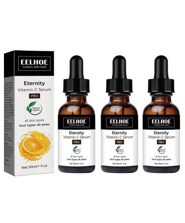RUCRAK 3 pcs Eelhoe Eternity Vitamin C Serum Dark Spot Corrector Eelhoe Collagen Boost Anti Aging Vitamin C Serum