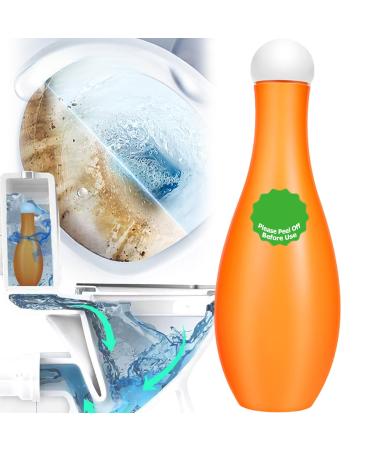 Bowling Blue Bubble Toilet Bowl Cleaner Gel Sustained-Release Automatic Toilet Bowl Cleaners Bottle for Water Tank 11.3oz/320g Long-lasting Pack 1 Equals 80 Toilet Tank Cleaner Tablets (Pack of 1)