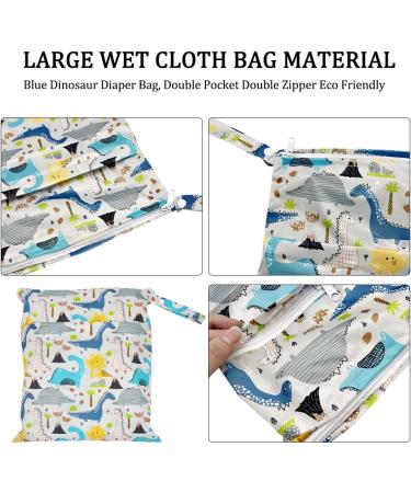Grovble 3-Piece Wetbag Set | Reusable Zipper Organizer for Babies | High Capacity Diaper Bags for Kindergarten & Travel - Buy Online on GoSupps.com