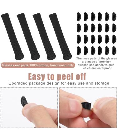 Peutier 4-Piece Soft Glasses Ear Pads & 10 Pairs Anti-Slip Glasses Holders - Comfortable & Durable Accessories - Buy Online on GoSupps.com