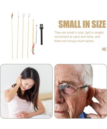 Wooden Ear Wax Removal Kit - Portable Ear Cleaning Tool Set - Buy Online on GoSupps.com