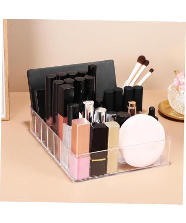 2pcs Clear Organizer Desktop Divided Palette Makeup Holder Storage Pallet Vanity Acrylic Case - Buy Online on GoSupps.com