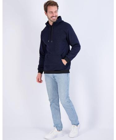 3 Pack Men's Plush Fleece Pullover Hoodies - Long Sleeve Hooded Sweatshirts with Kangaroo Pockets - Big & Tall Sizes - X-Large Set of 6 - Buy Online on GoSupps.com