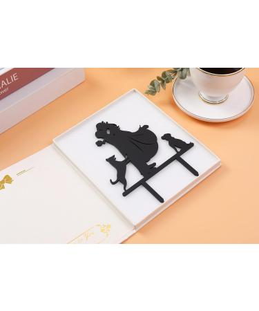 LOVENJOY Dogs Wedding Cake Topper Bride and Groom with 2 Dogs Gift Boxed Black - Buy Online on GoSupps.com