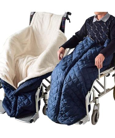 Winter Wheelchair Warm Blanket Waterproof Wheelchair Warmer Cover Blanket Fleece Lined Warm and Comfortable Wheelchair Mobility Scooter and Electric Scooter Blanket