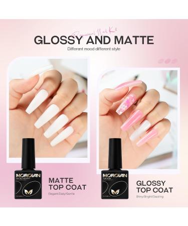 Morovan Poly Gel Nail Kit - 20 Colors with UV Light | Glitter Nail Starter Kit for DIY Home Nail Extensions | Ideal Gifts for Women - Buy Online on GoSupps.com