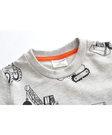 Shop Little Hand Baby Boys Sweatshirt - Warm Pullover Streetwear for Kids 1-7 Years - Bulldozer Design - Buy Online on GoSupps.com