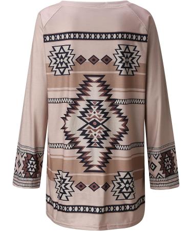 Winter Fashion Warm Print Long-Sleeve Sweatshirt - Khaki XX-Large | 2022 Women's Casual Blouse Pullover - Buy Online on GoSupps.com