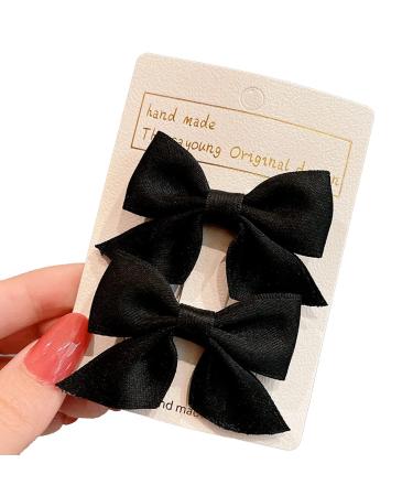 2 pieces of grinding hair clips hair clipping hair loops girls non-slip crocodile hair clips hair accessories fashion girls hair accessories women Christmas wedding birthday (black)