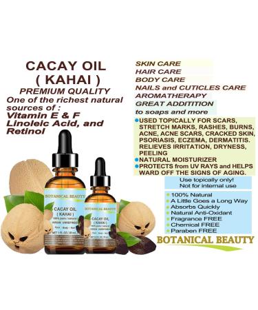 Organic Cacay Oil - 100% Pure, Unrefined & Wild-Grown Anti-Aging Face Oil with Natural Retinol - 15ml - Buy Online on GoSupps.com