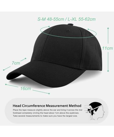 Shop Momoshe Adjustable Baseball Cap for Men & Women | Cotton Outdoor Running Cap - Black (SM/L-XL) - Buy Online on GoSupps.com