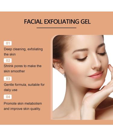 ARCHIDATE Orange Facial Exfoliating Gel 2Pcs Orange Peeling Gel for Face and Body Deep Cleansing Pores Remove Blackheads Gentle Exfoliating Moisturizing Skin Improve Rough Skin - Buy Online on GoSupps.com