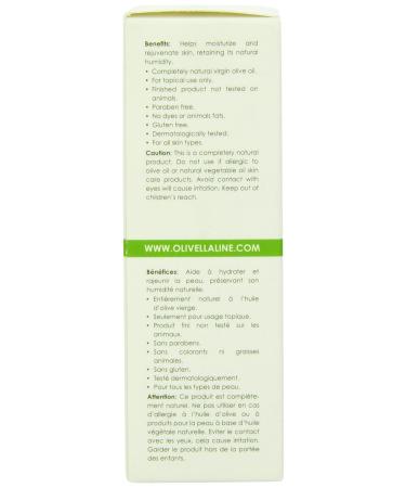 Olivella All Natural Virgin Olive Oil Moisturizer for All Skin Types - 1.69 Oz - Buy Online on GoSupps.com