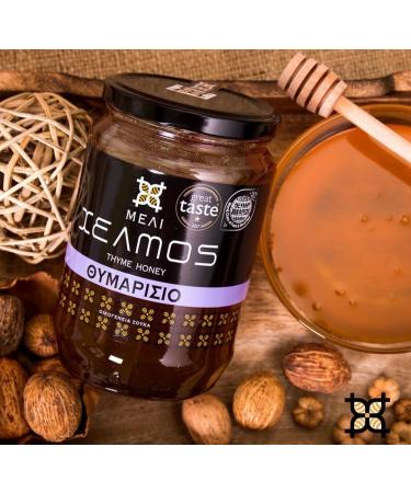 Buy HELMOS Greek Thyme Honey 950g - Premium Raw Honey for Health Benefits - International Shipping Available - Buy Online on GoSupps.com