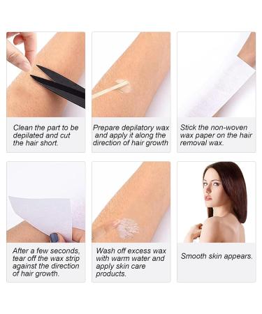 Effective Hair Removal Wax Strips for Body - Nonwoven Fleece Wax Strips for Smooth Skin | International Shipping Available - Buy Online on GoSupps.com