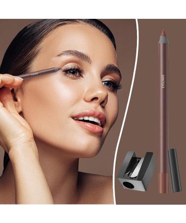 Godpqiui Eye pencil Gel Eye Pencil with Sharpener Waterproof Liner Long Lasting Makeup for an Enhanced Natural Look 3chocolate - Buy Online on GoSupps.com