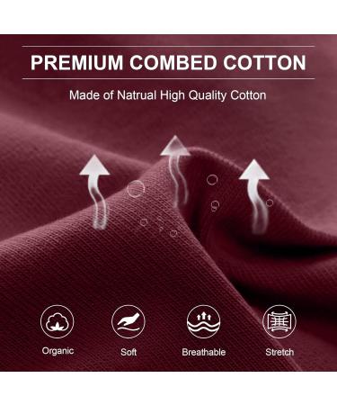 Coskefy Women's High Waist Cotton Period Underwear - Multipack Black/Gray/Red Briefs - Comfortable & Stylish Solutions - Buy Online on GoSupps.com