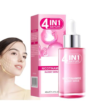 Nuaorgic Korean 4-in-1 Super Essence Lotion Moisturizing Face Cream Hydrating Facial Essence Women's Facial Toner Nicotinamide Glossy Serum for all Skins (1pcs)