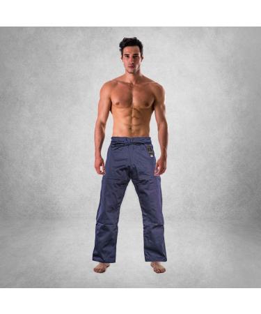 Fuji BJJ Gi Pants - Navy, A1 Size | High-Quality Jiu Jitsu Bottoms - Buy Online on GoSupps.com